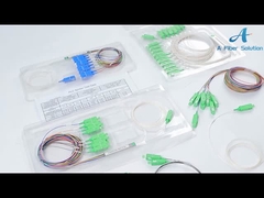 1×4 Sc-APC Vezel Optische Splitser, Mini Type-PLC 4 Maniersplitser voor kabeltelevisie