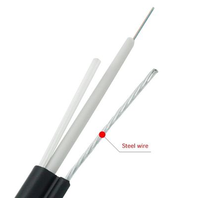 GJYXC8H openluchtvezel Optische Kabel 8 FRP-Sterkte G.652D LSZH 12 Kern Enige Wijze