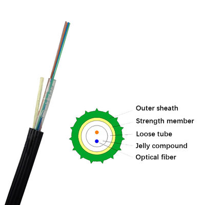 Micro- G652D Vezel Optische Kabel 2 Kern Enige Wijze 3mm Diameter