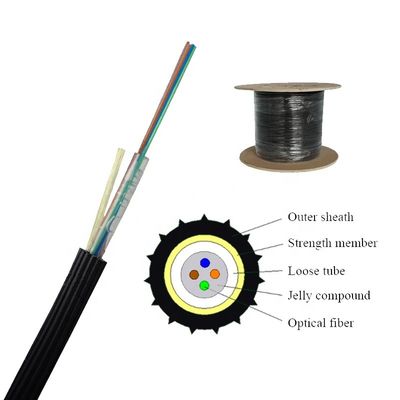 2 kern Mini Optical Cable, van de Micro- Lucht Geblazen OEM Vezelkabel FRP