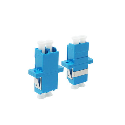 FTTH-Vezel Optische LC Duplexadapter met de Koker van het Flensbrons