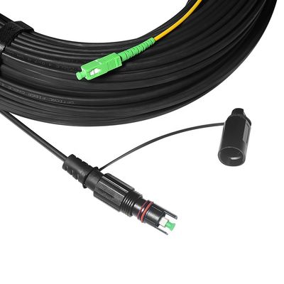 De pre de Dalingskabel van Connectorized Optitap gaf Singlemode 50FT 100FT Lengte vaste vorm