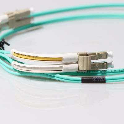 Aangepaste 1m van het de Vezelflard van Sc LC het Koordkabel met de Laars van de 90 Graadhoek