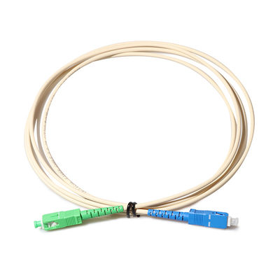 Sc-APC het Flardkoord 2mm van de Vezelkabel Enig Wijzesimplex voor FTTH-Systeem