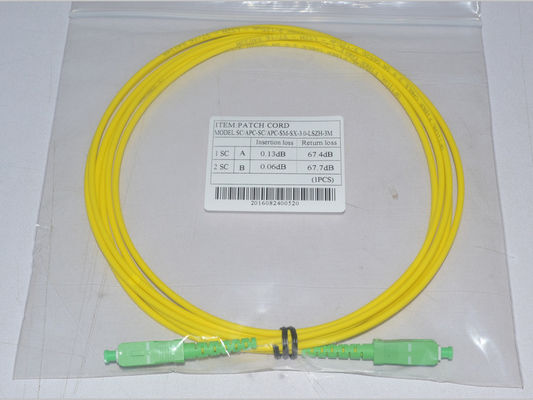 De aangepaste van het het Flardkoord van de Vezelkabel Simplexduplex van Sc LC ST FC MTRJ SMA