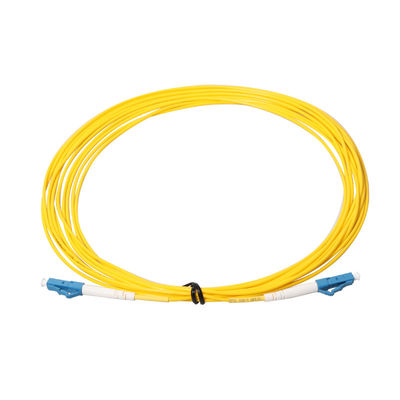 De gele Kabel van Multimode Vezelflard, Flardkoord 3 Meterupc APC van PC Sc LC ST FC