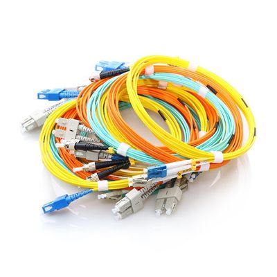 9/125 Enig de Optische Kabel Duplexst LC FC van de Wijzevezel Sc - Sc UPC
