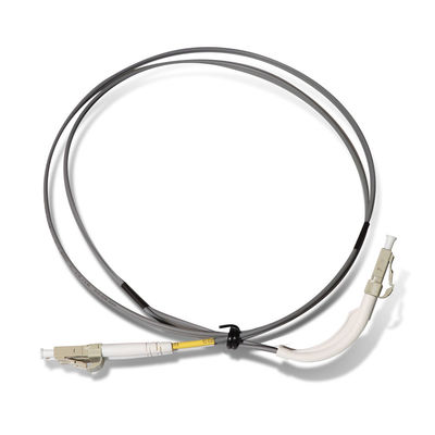 2.0mm 3.0mm de Kabel van het de Vezelflard van Sc LC met 90 Graad Flex Angled Boot