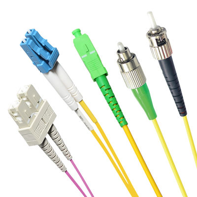 G652D de Assemblage van de vezelkabel, APC van SM UPC Koord van het Vezel het Optische Flard voor CATV-Netwerk