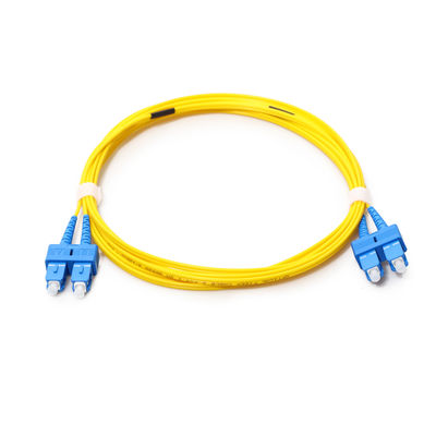 3m Gele van het Koordfc Sc LC ST van het Vezel Optische Flard APC UPC Enige Wijze