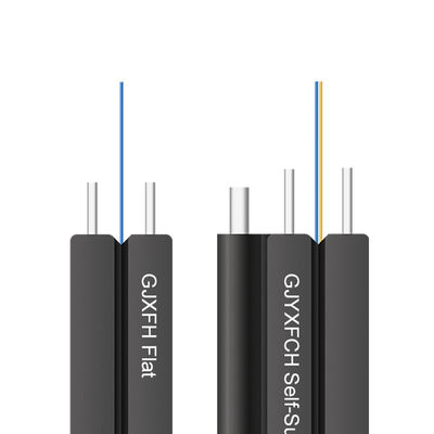 GJXH GJXCH 1,2,4,6,8,12 boort van de de vezel optische kabel van FTTH vlak binnen/openlucht de Dalingskabel uit