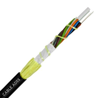Optische Kabels 2 4 8 24 48 96 Kern 12 Lucht Donkere de Optische Vezelkabel ADSS van de Adssvezel van de Vezelg652d Enige Wijze Openlucht