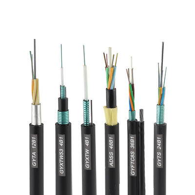 Optische Kabels 2 4 8 24 48 96 Kern 12 Lucht Donkere de Optische Vezelkabel ADSS van de Adssvezel van de Vezelg652d Enige Wijze Openlucht