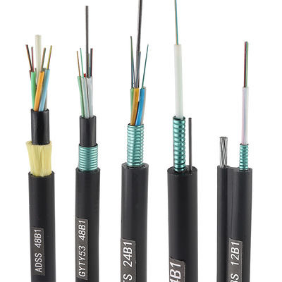 GYFTY 12 24 36 48 72 96 144 de Vezel Optische Kabel van de 288 Kerng652d Enige Wijze Vastgelopen Losse Buis