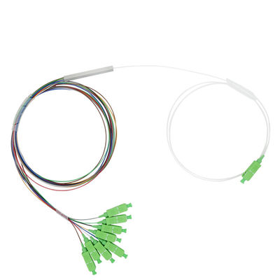 Aangepaste FTTH-PLC Mini Steel Tube Type van de Vezel Optische Splitser 1x8