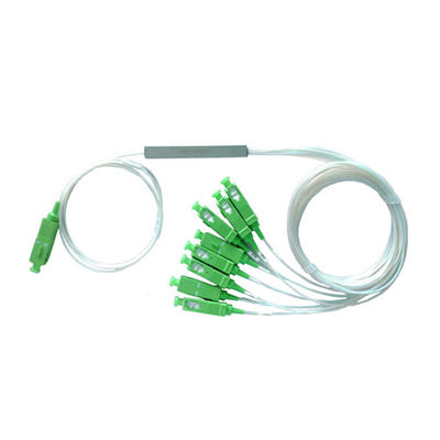 Aangepaste FTTH-PLC Mini Steel Tube Type van de Vezel Optische Splitser 1x8