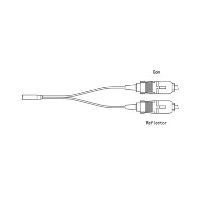 PWDM-APC 1550nm van Sc van de Vezel Optisch Filter Passief ABS Materiaal