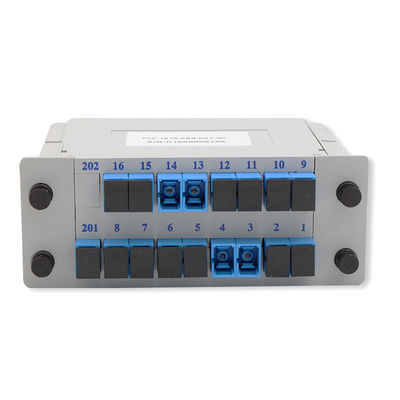 PLC van Sc UPC Cassettetype 1650nm van de Vezel Optische Splitser 1x16 Golflengte