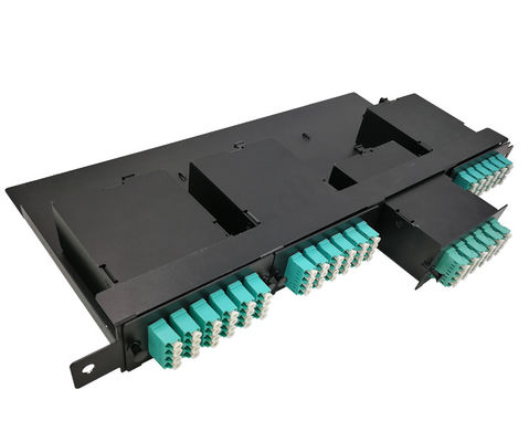 144 kernen 19“ van het de Vezelmpo Flard van 1U MTP het Comité met de Cassettes mtp-LC van 4pcs OM3