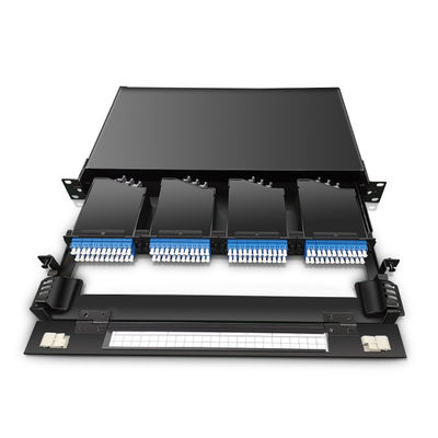 144 kernen 19“ van het de Vezelmpo Flard van 1U MTP het Comité met de Cassettes mtp-LC van 4pcs OM3