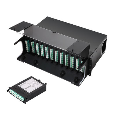 Comité van het vezel het Optische MPO Flard HD 1U 2U 4U met 72 Haven 64 Haven 48 Haven