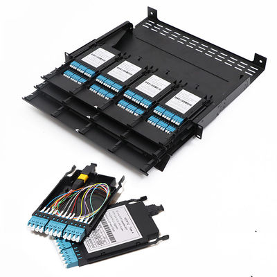 Comité van het vezel het Optische MPO Flard HD 1U 2U 4U met 72 Haven 64 Haven 48 Haven