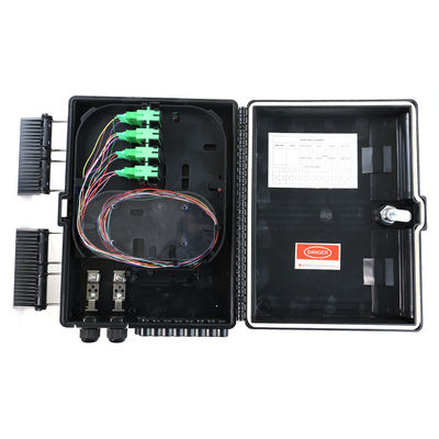IP65 vezel Optische Einddoos, FTTH-de Doos Zwarte Kleur van de Dalingskabel