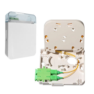 FTTH 1 Type van de Doos Minisc van de Havenvezel het Optische Eind voor het Comité van de Muurcontactdoos