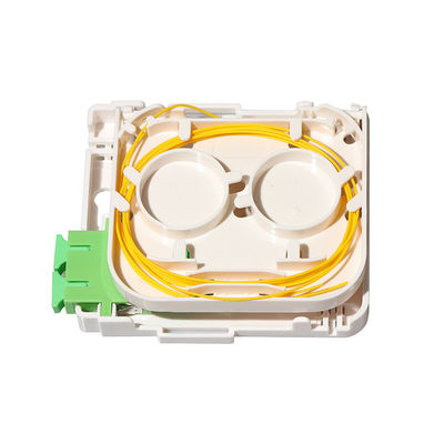 FTTH 1 Type van de Doos Minisc van de Havenvezel het Optische Eind voor het Comité van de Muurcontactdoos