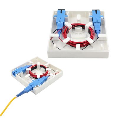 2 Optische Einddoos 86 van de kernvezel Type voor het Netwerk van FTTH FTTB FTTX