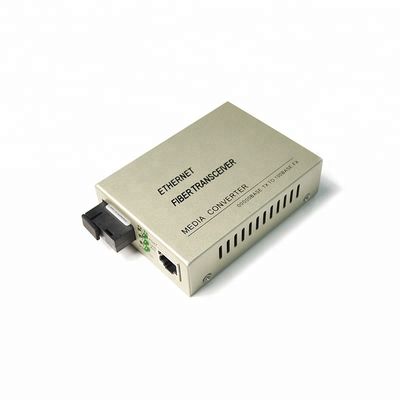 20KM van de de Wijzevezel van Sc Enige Optische de Media Convertor 4 Haven Simplex Duplextype