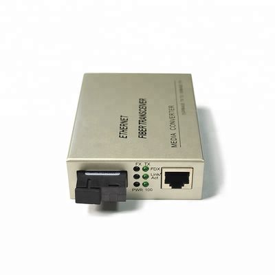 20KM van de de Wijzevezel van Sc Enige Optische de Media Convertor 4 Haven Simplex Duplextype