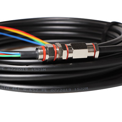 24 kern 36 Optische Kabel van de Kern de Gepantserde Vezel, het Openlucht Waterdichte Koord van het Vlechtflard