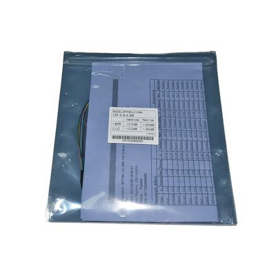 Aangepaste Assemblage 12 Kernmpo Mannelijke LC Vezel 0.9mm van de Vezelkabel Fanout