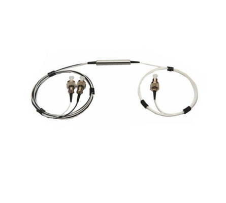 Gebruikte de vezel Optische Isolator EDFA/CATV Brede Band Hoge Isolatie 3 Havens 1x2 40 0,35 Db (Maximum 0,5) 1310 of 1550 NM 0,10 Db
