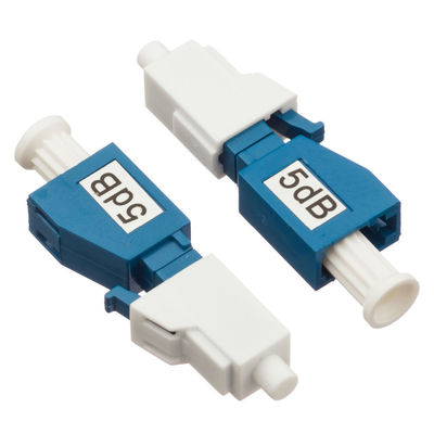 Blauw de Optische Vezelmannetje van de Kleuren5db Demper aan Vrouwelijk Stoptype