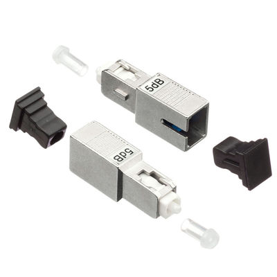 Simplex 2.0mm Vezel Optische Demper, 5db-APC van Sc Demper met Metaalkunststof