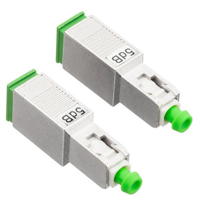 Simplex 2.0mm Vezel Optische Demper, 5db-APC van Sc Demper met Metaalkunststof
