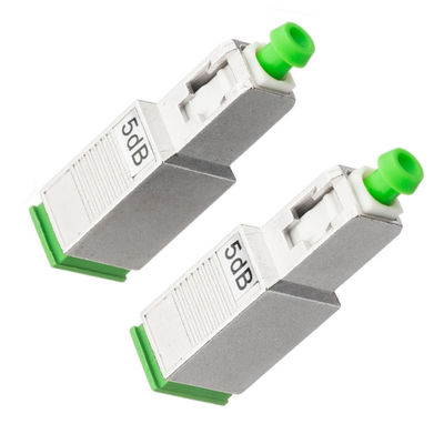 Simplex 2.0mm Vezel Optische Demper, 5db-APC van Sc Demper met Metaalkunststof