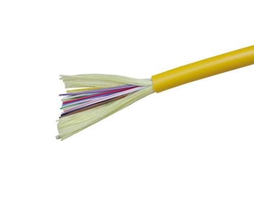 FTTH Binnen 12 boort vezel optische kabel OM3/de kabel van de optische vezeldistributie uit