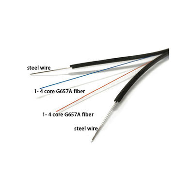 Levering FTTH 4 types van de vezel optische kabel van de kern de Losse Buis van communicatie kabels