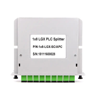 8 manierplc Cassettetype 1x8 van de Vezel Optisch Splitser met Sc-APC Schakelaar