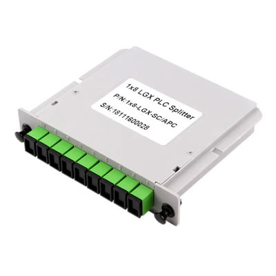 8 manierplc Cassettetype 1x8 van de Vezel Optisch Splitser met Sc-APC Schakelaar