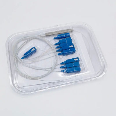 1 Optische Miniplc van de metervezel Splitser 1x8 met de Schakelaar van Sc UPC