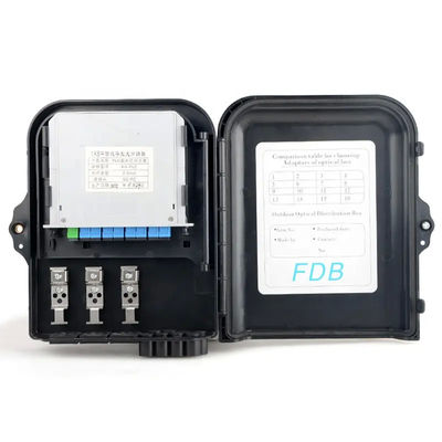 8 de Optische Einddoos van de kernvezel voor de Vezeltoegang van de DUTJEodp FTB FTTH Ongesneden Kabel