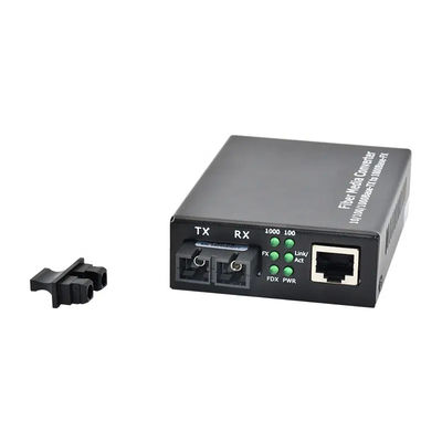 20KM van de de Wijzevezel van Sc Enige Optische de Media Convertor 4 Haven Simplex Duplextype