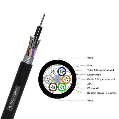 3.0mm Diameter Outdoor Fiber Optic Drop Cable OM4 voor High Speed Network