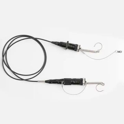Draagbare opneembare glasvezelkabel spoel met lengte 100M 200M 500M gepantserde tactische glasvezel patch cord